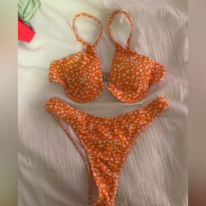 Orange bikini